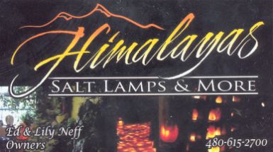 Himalayas Salt Lamps & More Business Card