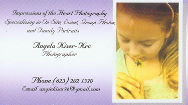 Impressions of The Heart Business Card